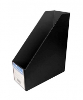 Emi-File Magazine Holder (PVC) 4" [Black]